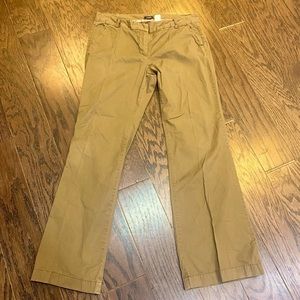 J. Crew low fit 100% cotton khaki pants 10